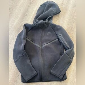 Nike Tech Black Full-Zip Hoodie Youth
